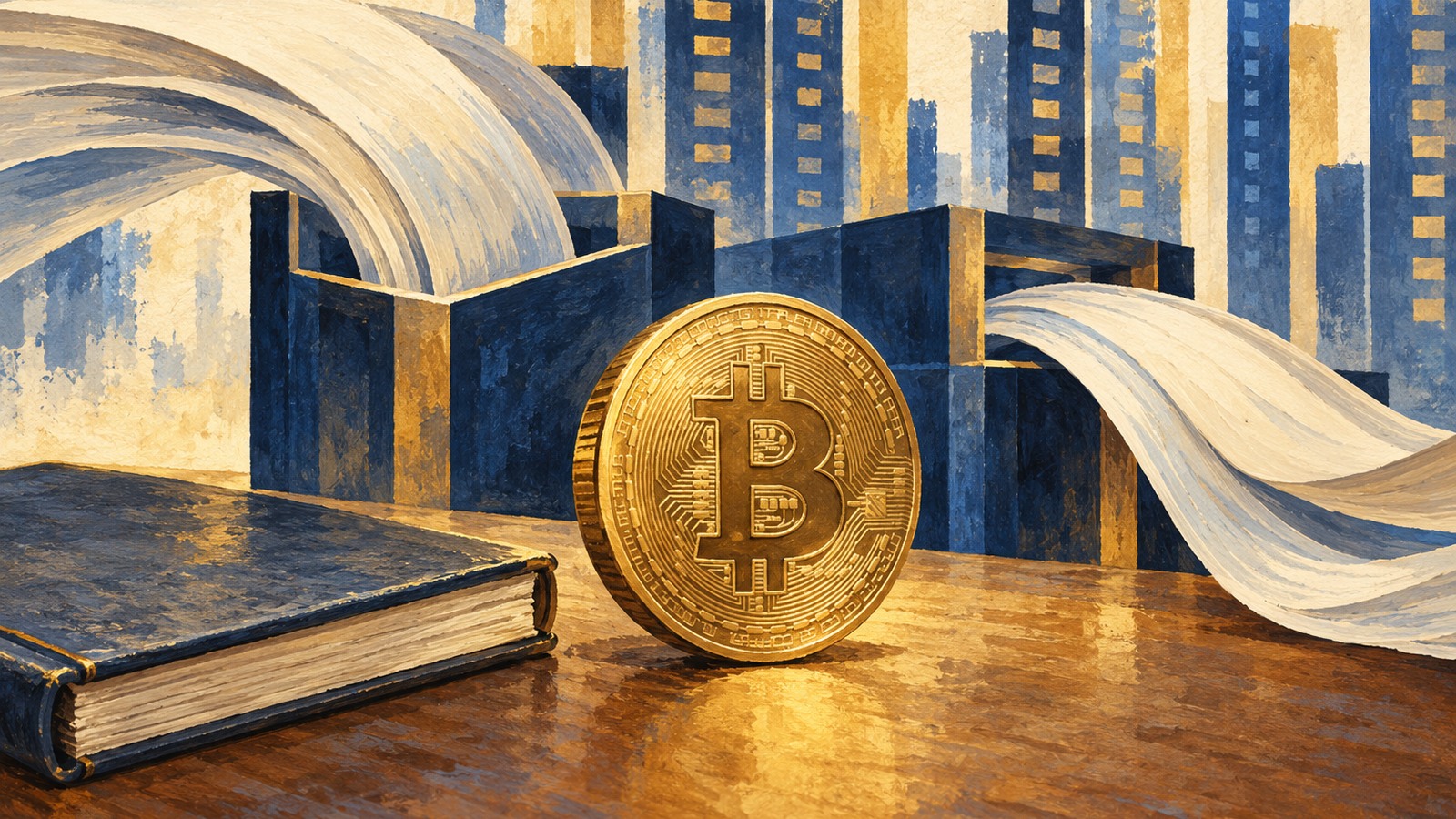 Ilustrație editorială originală despre ETF-urile Bitcoin încheie săptămâna pe plus, după retragerile mari de joi și vineri