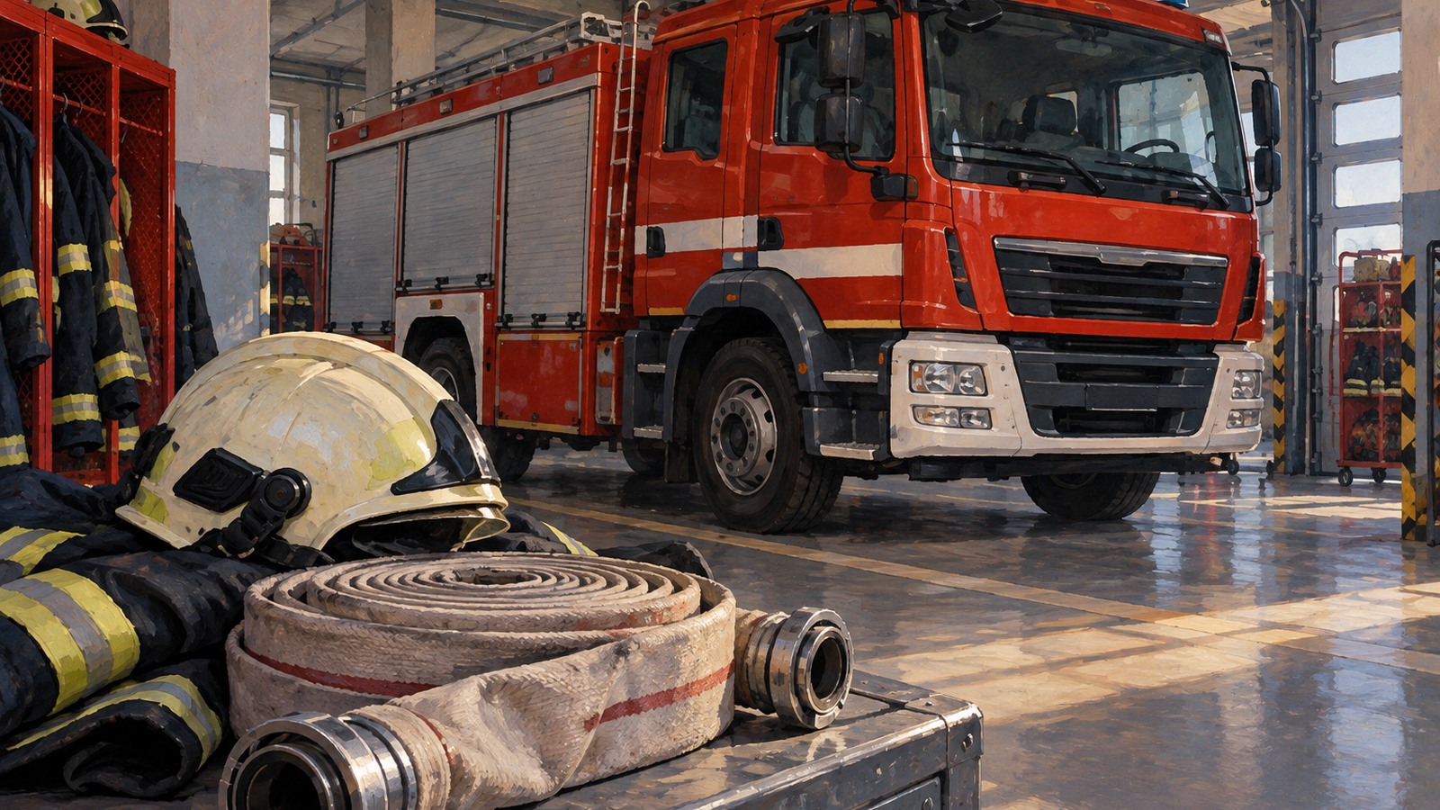 Ilustrație editorială originală despre Incendiul din Bran a fost stins. Două persoane au ajuns la spital