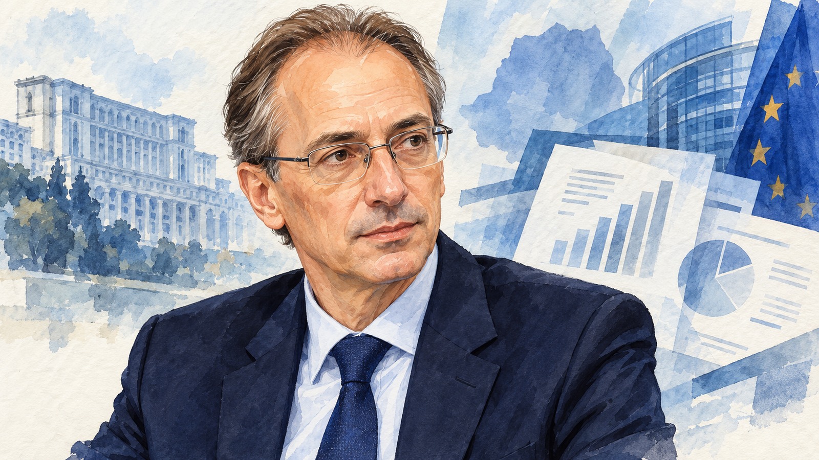 Ilustrație editorială originală despre Patronatele cer energie mai ieftină și taxe stabile. Sindicatele vor și ele la masa Guvernului