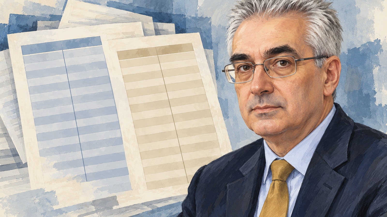 Ilustrație editorială originală despre Peiu acuză fostul Guvern că a prezentat un deficit prea mic. Ce cifre compară