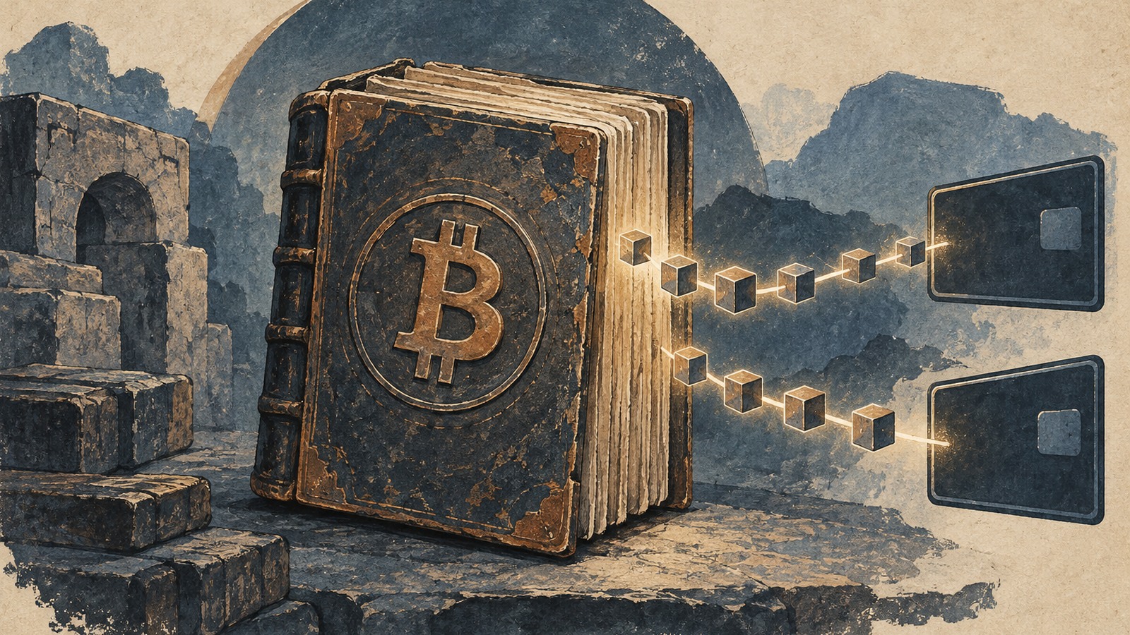 Ilustrație editorială originală despre O sută de bitcoin din 2010 au fost transferați după 16 ani, fără dovada unei vânzări