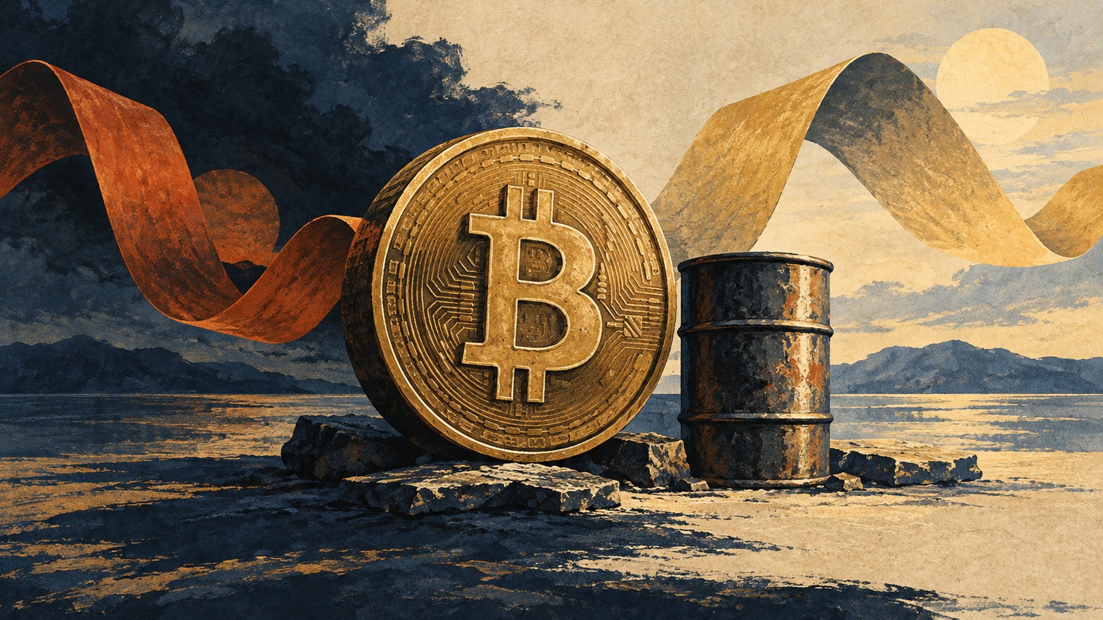 Ilustrație editorială originală despre Bitcoin revine spre 82.000 de dolari după reculul de joi, potrivit presei crypto