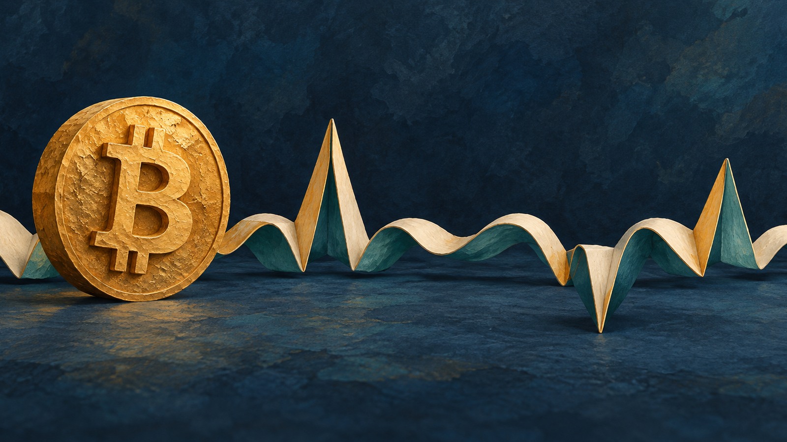 Ilustrație editorială originală despre Analiză CoinDesk: oscilațiile obișnuite mai mici ale Bitcoin nu elimină mișcările extreme