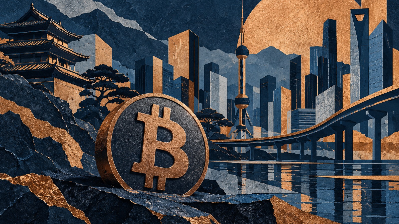 Ilustrație editorială originală despre CoinDesk: Bitcoin a revenit spre 83.500 de dolari în sesiunea de miercuri