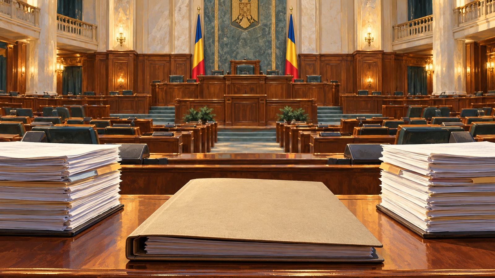 Ilustrație editorială originală despre Mureșan leagă sprijinul condiționat pentru Guvern de respectarea angajamentelor bugetare