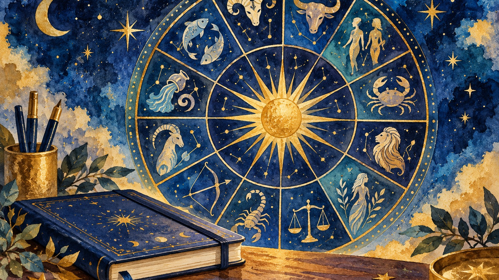 Ilustrație editorială originală despre Horoscopul carierei pentru 23 octombrie: idei bune, cu picioarele tot pe pământ