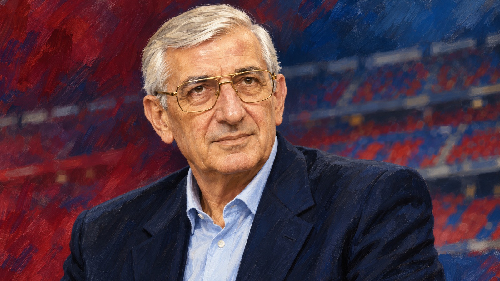 Ilustrație editorială originală despre Viorel Păunescu a murit la 91 de ani. Superliga îl omagiază prin momente de reculegere