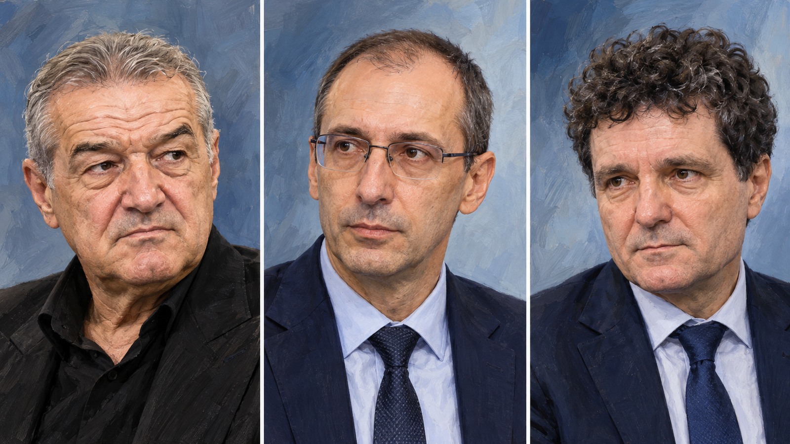 Ilustrație editorială originală despre Becali îi dă credit lui Luca Niculescu, dar păstrează o rezervă: rezultatele încă trebuie să vină