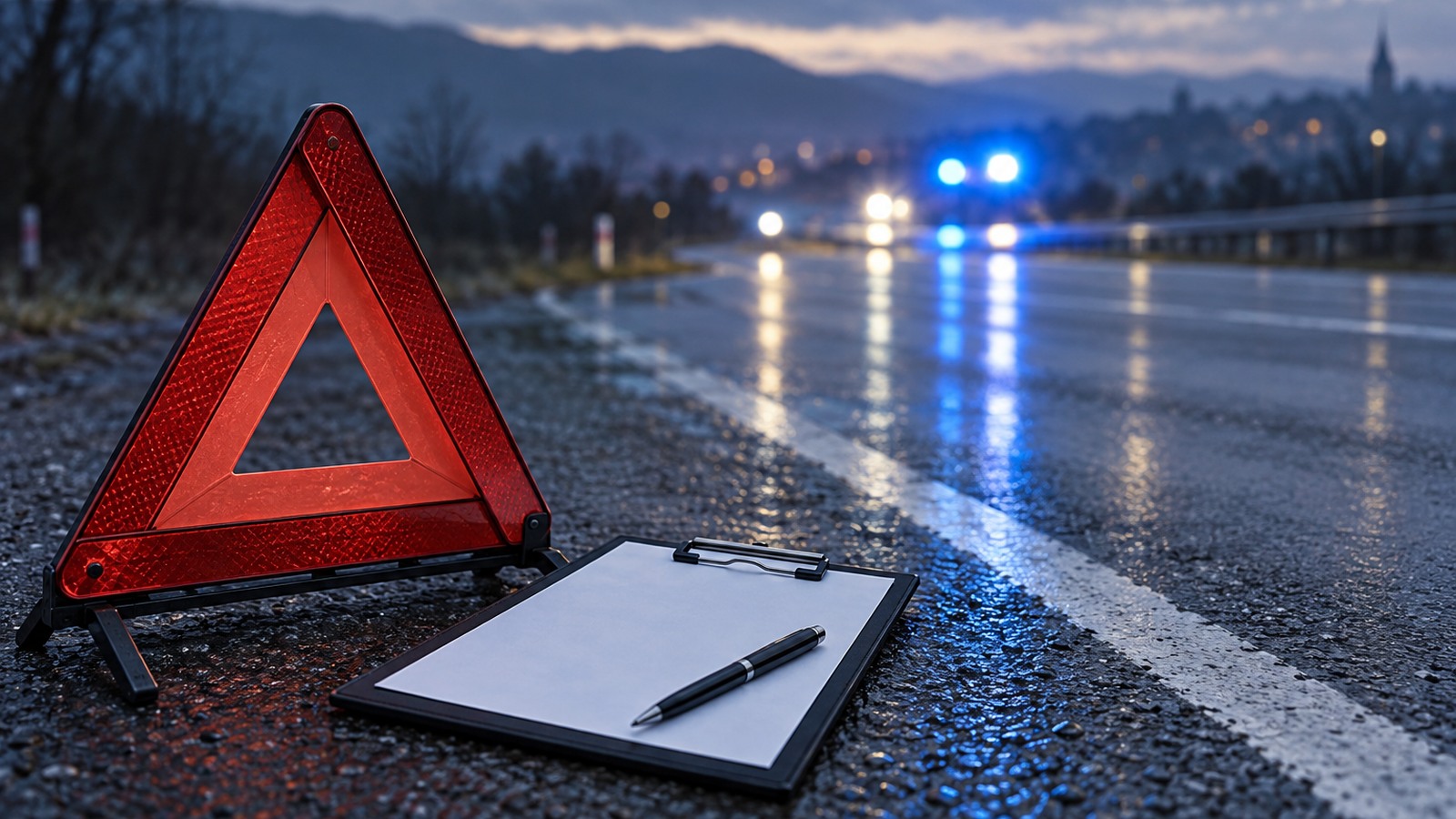 Ilustrație editorială originală despre Patru răniți într-un accident cu o autospecială de poliție la Buzău. Împrejurările sunt cercetate