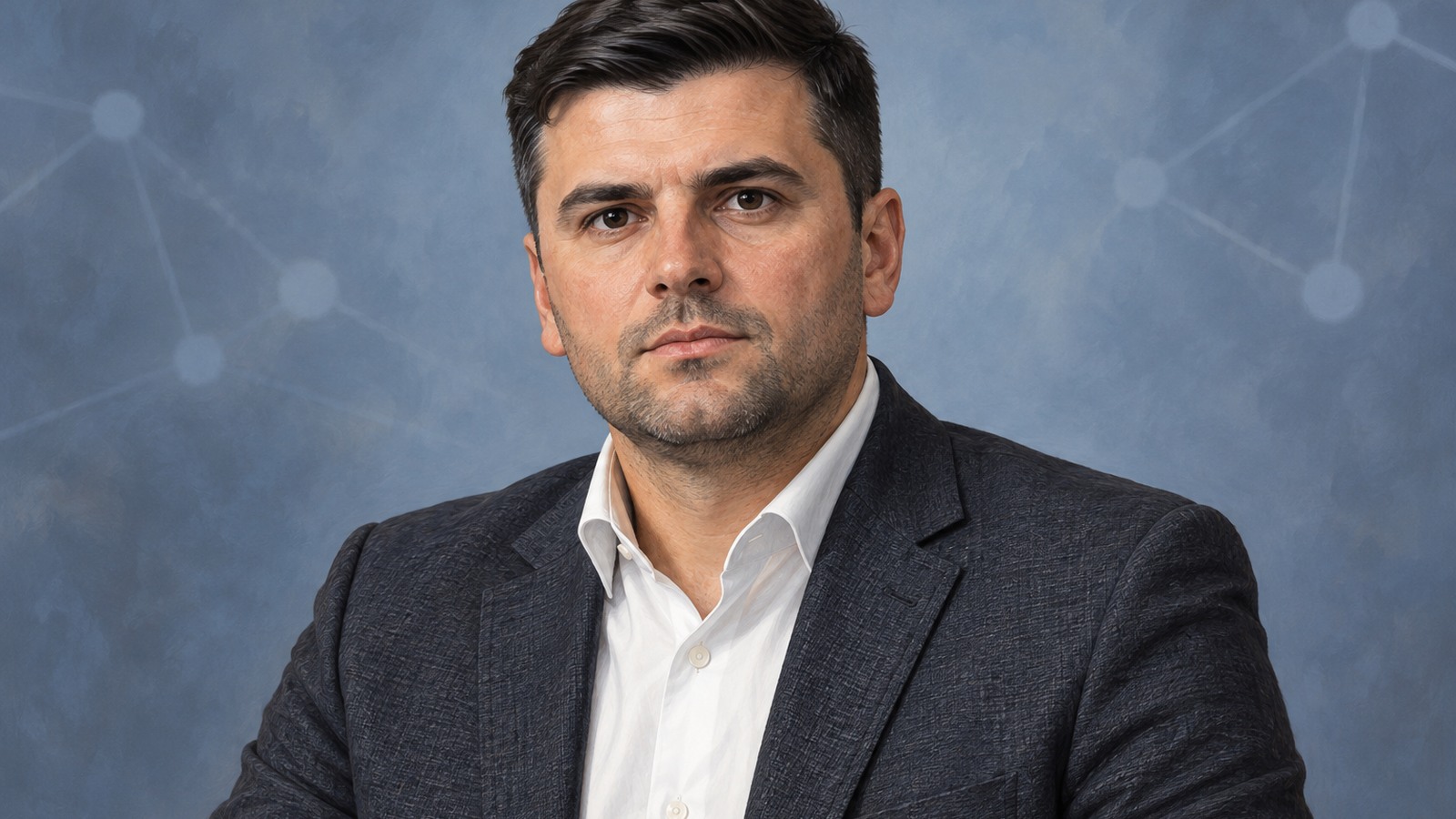 Ilustrație editorială originală despre Adrian Cozma cere acces restrâns al minorilor la rețelele sociale și reguli pentru identitatea utilizatorilor