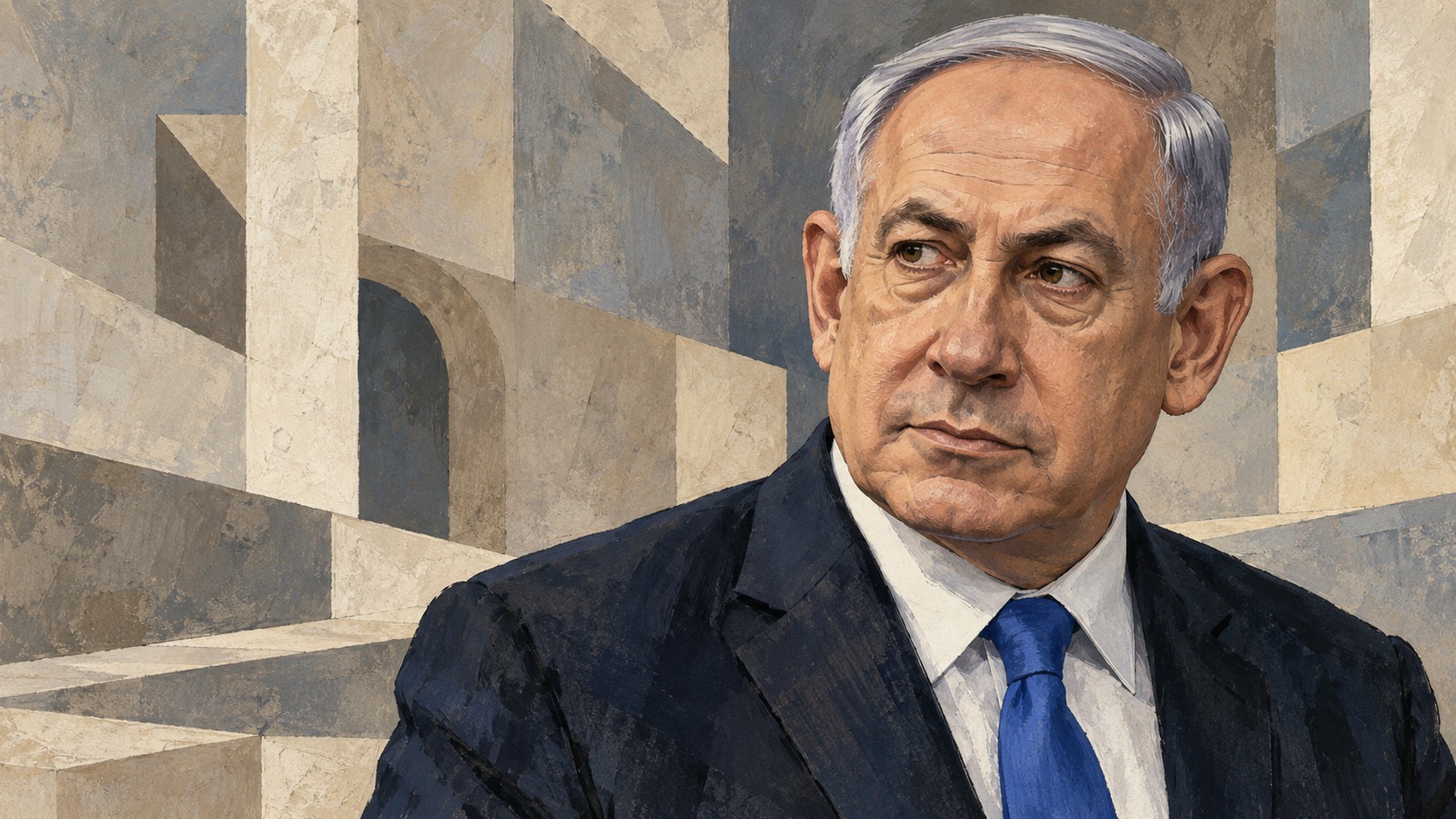 Ilustrație editorială originală despre Recrutarea ultraortodocșilor, o miză care complică alianțele lui Netanyahu