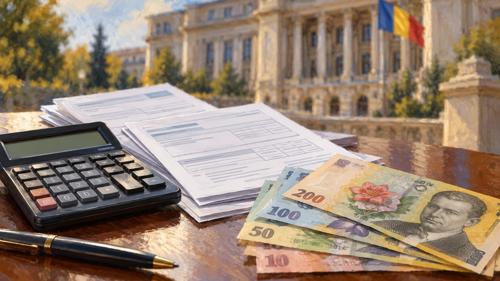 Ilustrație editorială originală despre Pensii de serviciu în septembrie: 12.003 beneficiari și o medie de 25.682 de lei pentru magistrați