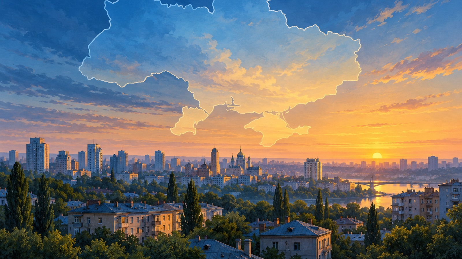 Ilustrație editorială originală despre Autoritățile ucrainene anunță opt morți și 51 de răniți după atacurile din ultimele 24 de ore