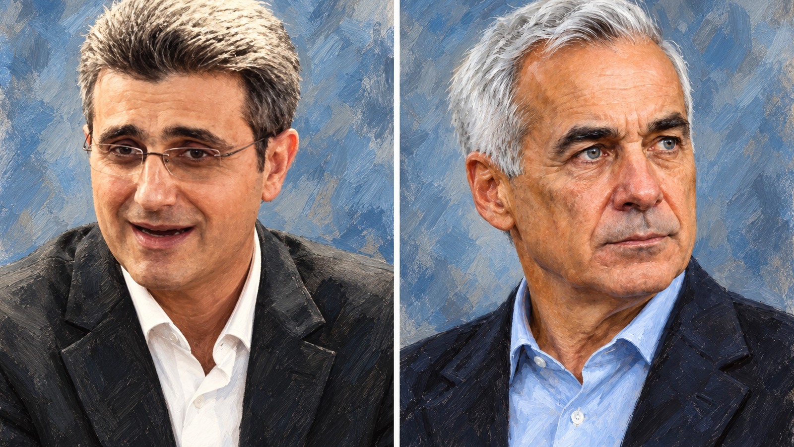 Ilustrație editorială originală despre Robert Turcescu, alături de susținătorii lui Georgescu la Arestul Central. O nouă seară de protest